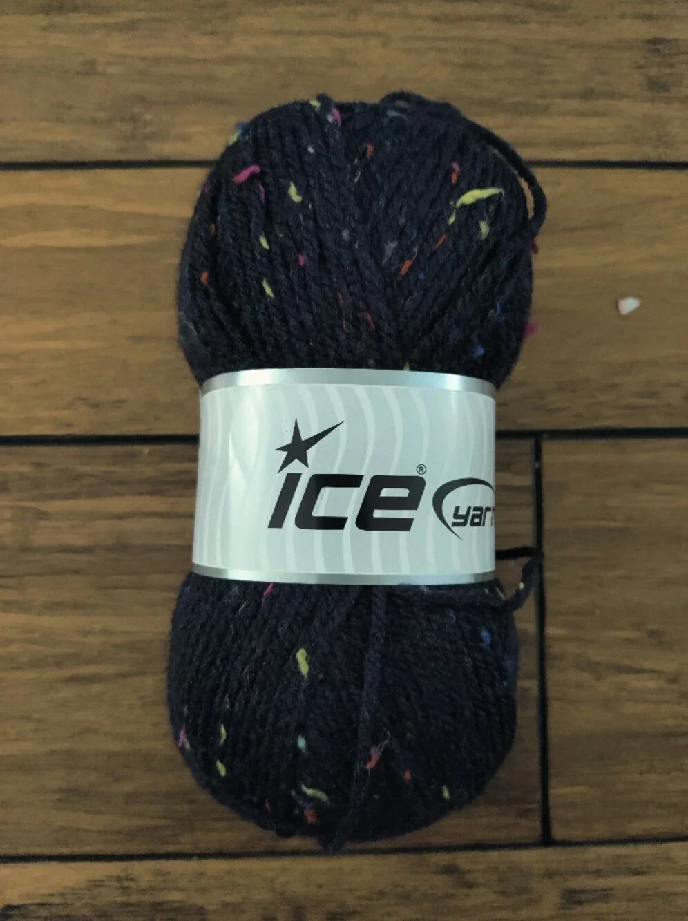 Ice Yarns Favorite Tweed Navy Speckled Yarn